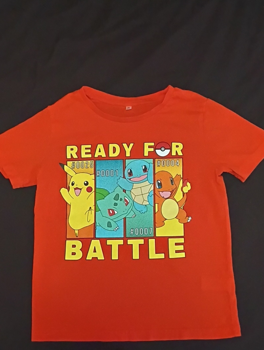 Pokemon Kids' 'Ready for Battle' Red Graphic Tee